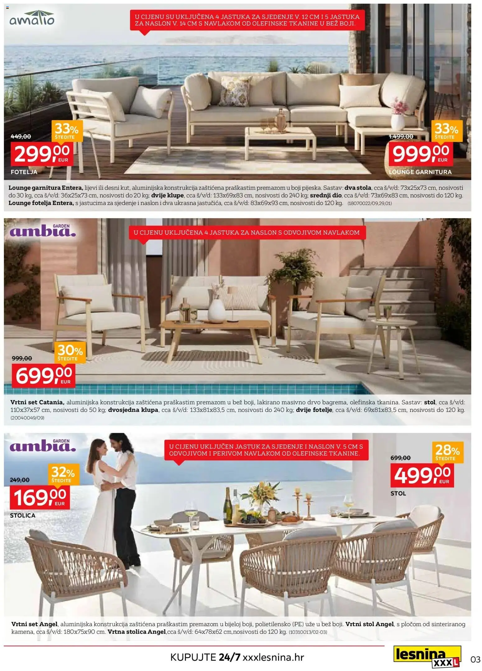 Lesnina katalog | vrijedi od 23.02.2026 | Stranica: 3 | Proizvodi: Jastuk, Fotelja, Stol, Stolica