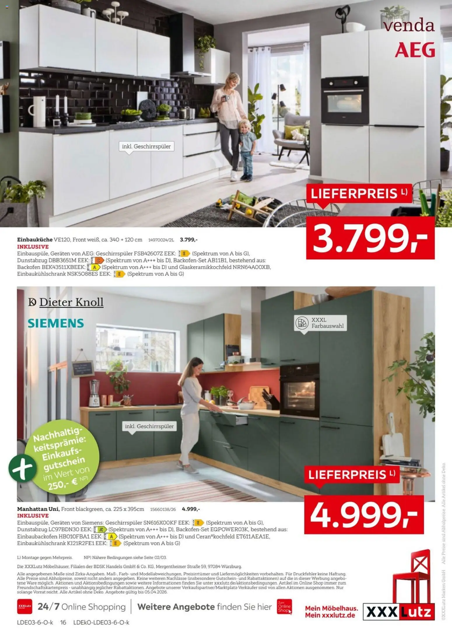 XXXL Lutz Nr. 1 bei Küchen – gültig ab 22.03.2026 | Seite: 16