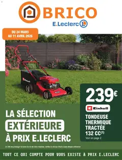 Brico E.Leclerc - Prévisualisation de Brico E.Leclerc - trafic brico 4 valide à partir de 24.03.2026