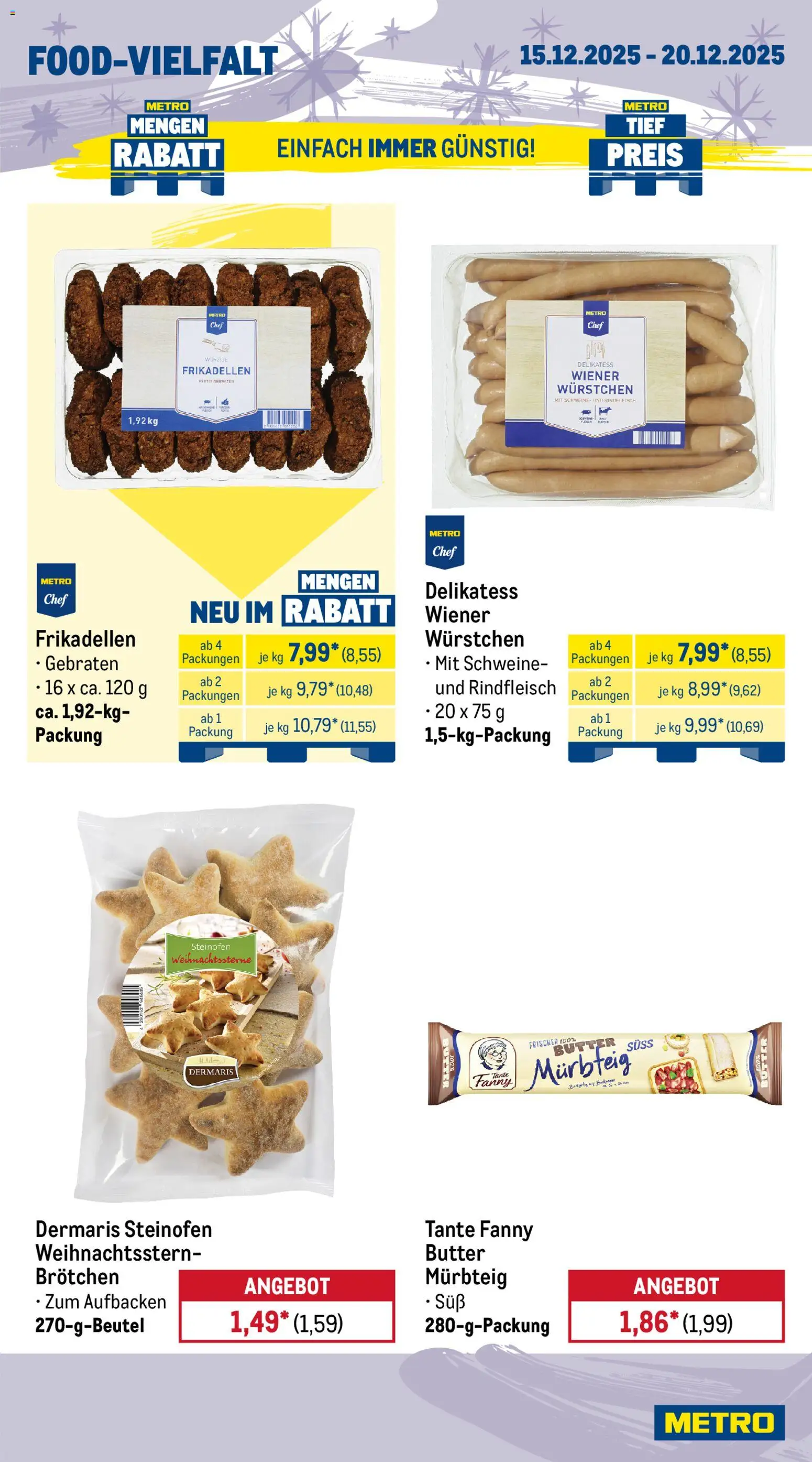 Metro Prospekt 	 – gültig ab 15.12.2025 | Seite: 11 | Produkte: Butter, Rindfleisch