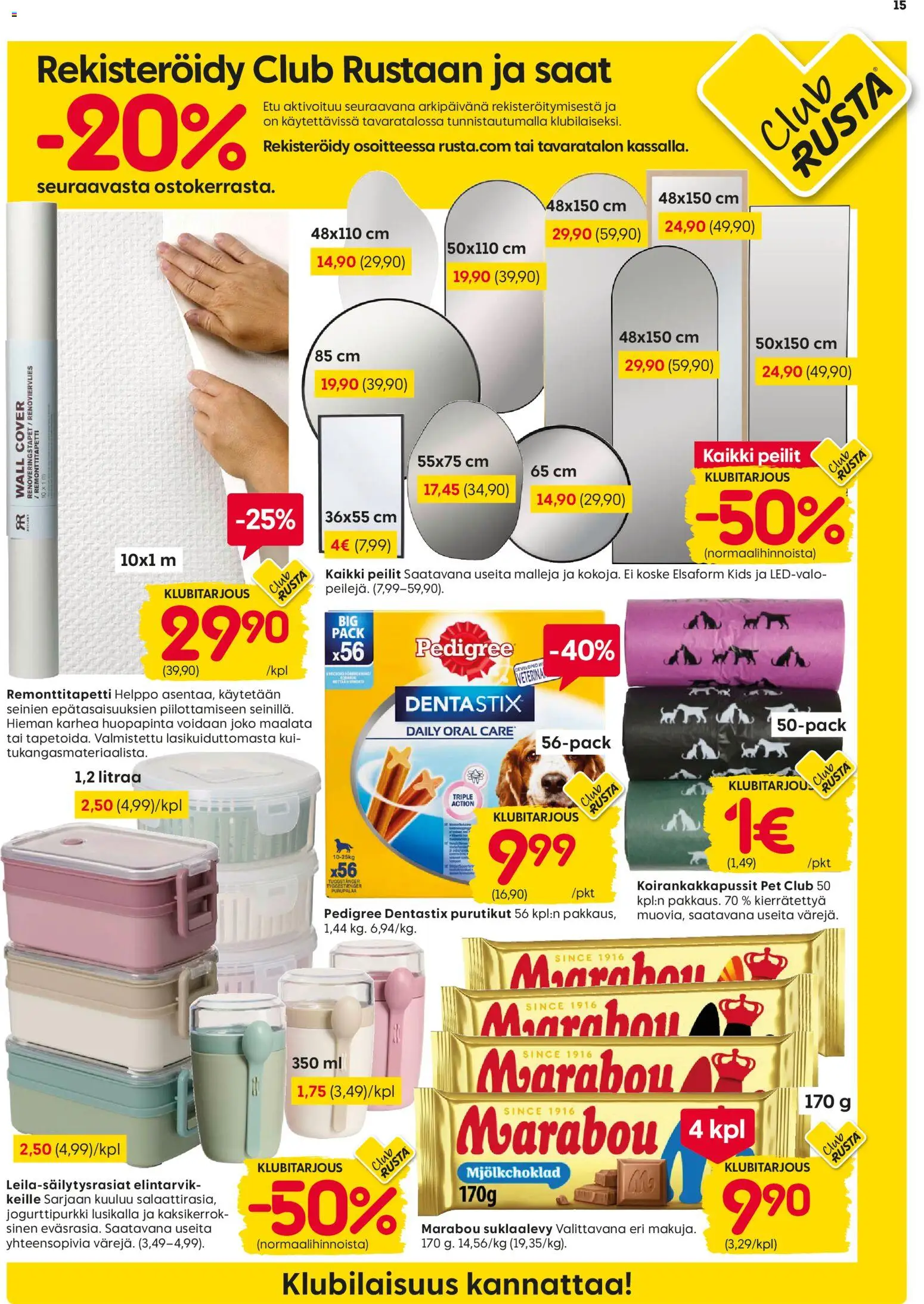 Rusta tarjoukset – voimassa 23.02.2026 alkaen | Sivu: 15