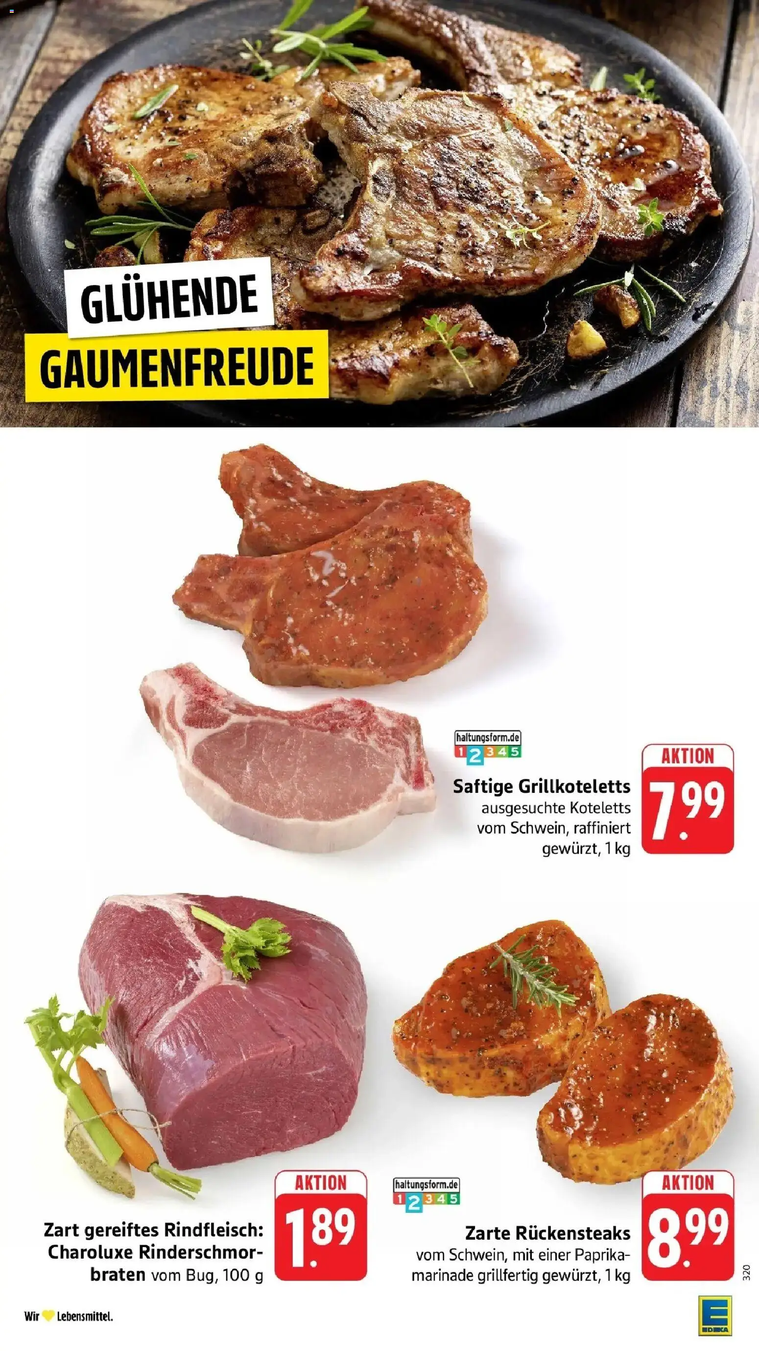 Edeka prospekt Friedrichsthal	 – gültig ab 12.04.2026 | Seite: 12 | Produkte: Paprika, Rindfleisch