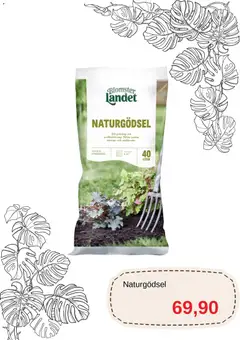 Blomsterlandet erbjudanden - Förhandsvisning av reklamblad från butik Blomsterlandet aktuell från 20.04.2026 | Sida: 4 | Produkter: Hönsgödsel