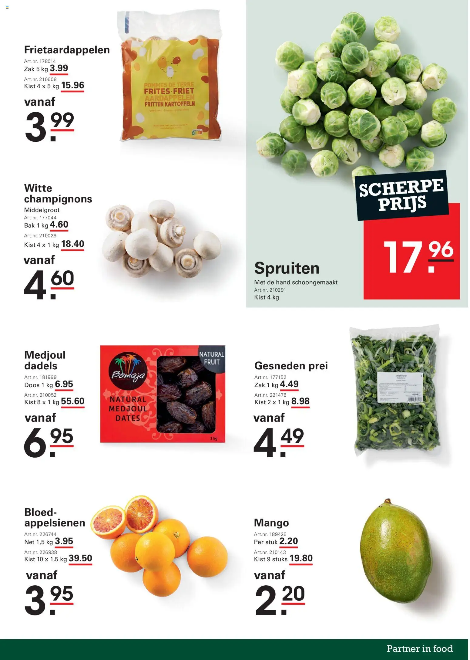 {H1} | Pagina: 7 | Producten: Friet, Fruit, Mango, Dadels