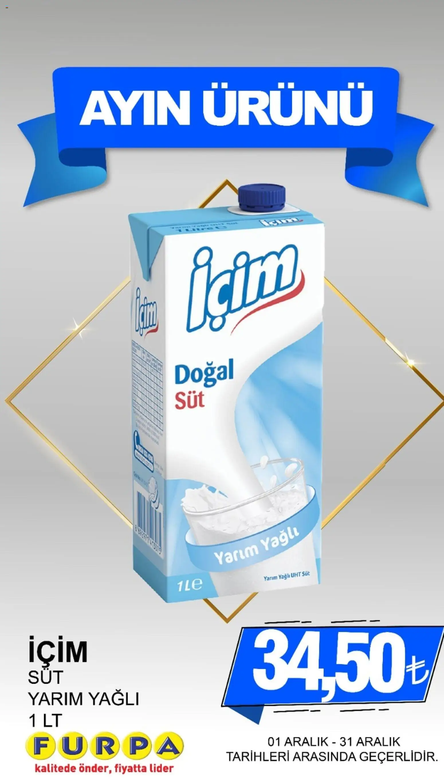Furpa Ayın Ürünleri - 01.12.2025 tarihinden itibaren geçerlidir | Sayfa: 15 | Ürünler: Süt