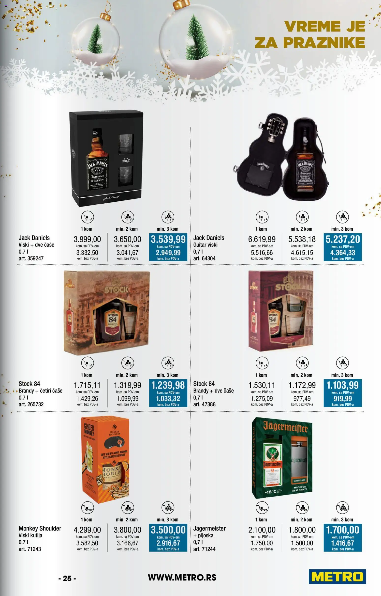 Metro katalog - važi od 14.12.2025 | Strana: 25 | Proizvode: Viski, Kutija