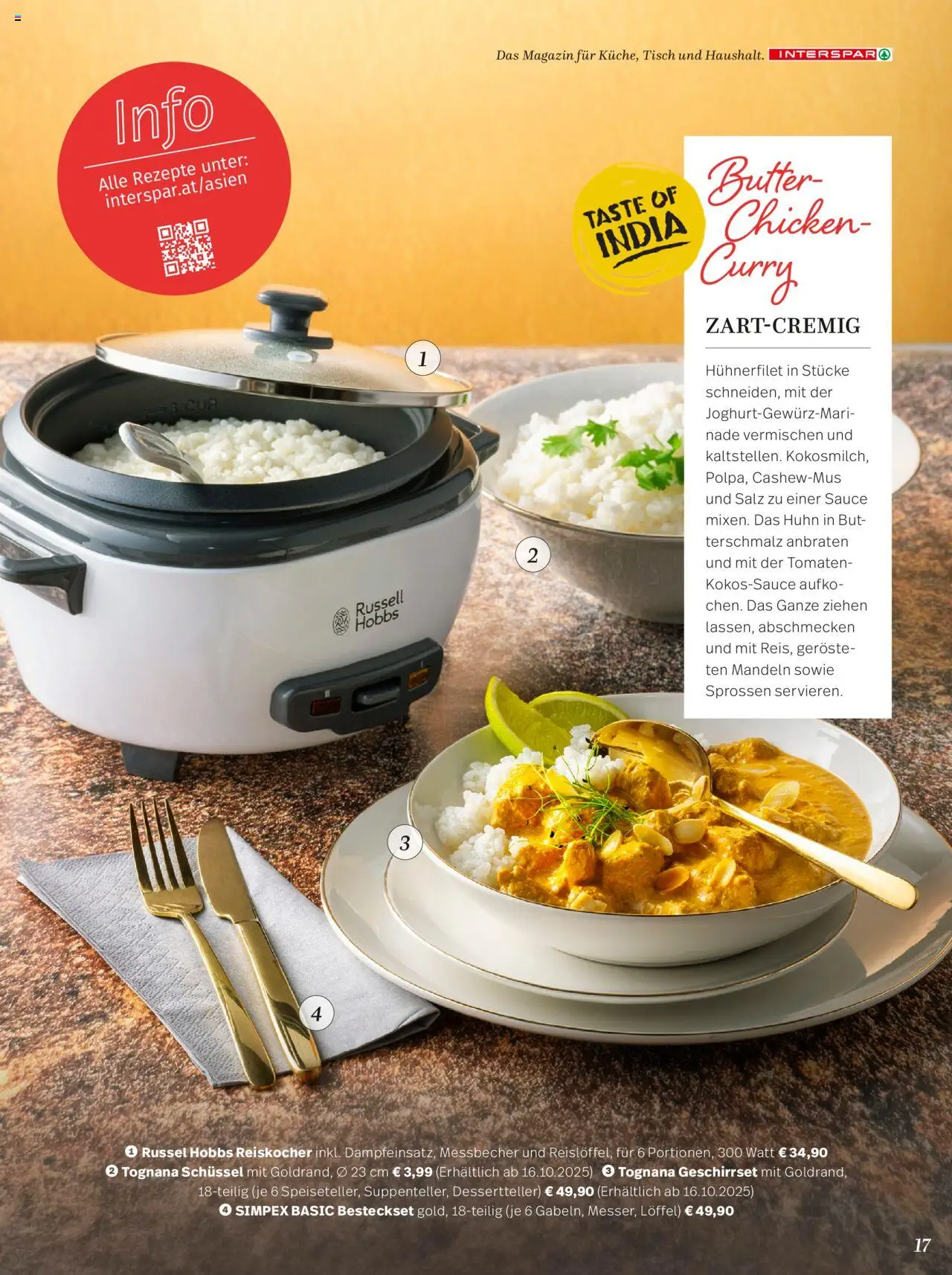 Maximarkt Mein Zuhause gültig ab 29.09.2025 | Seite: 17 | Produkte: Salz, Tisch, Butter, Tomaten
