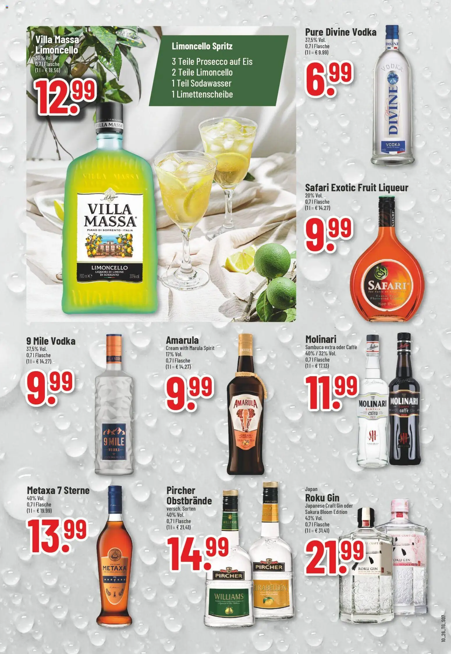 Trinkgut Prospekt 	 – gültig ab 02.03.2026 | Seite: 9 | Produkte: Sambuca, Metaxa, Prosecco, Eis