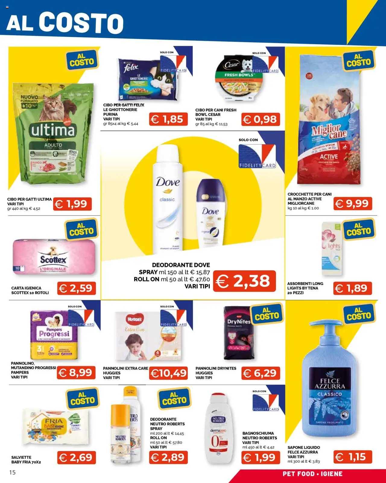 Volantino Mercatò del 25.08.2025 | Pagina: 15 | Prodotti: Pannolini, Sapone, Bagnoschiuma, Pampers