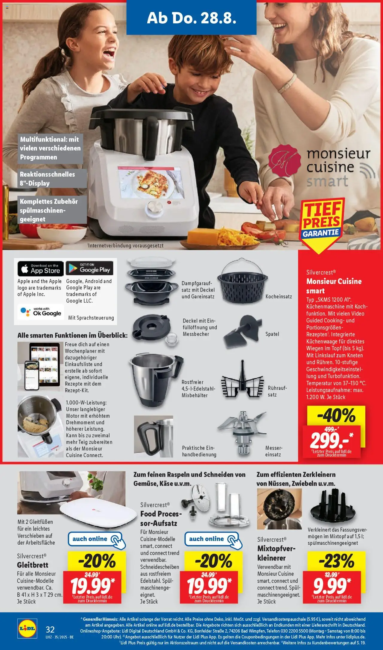 Lidl Prospekt Zossen - gültig ab dem 25.08.2025 | Seite: 44 | Produkte: Bad, Apple, Zwiebeln, Telefon