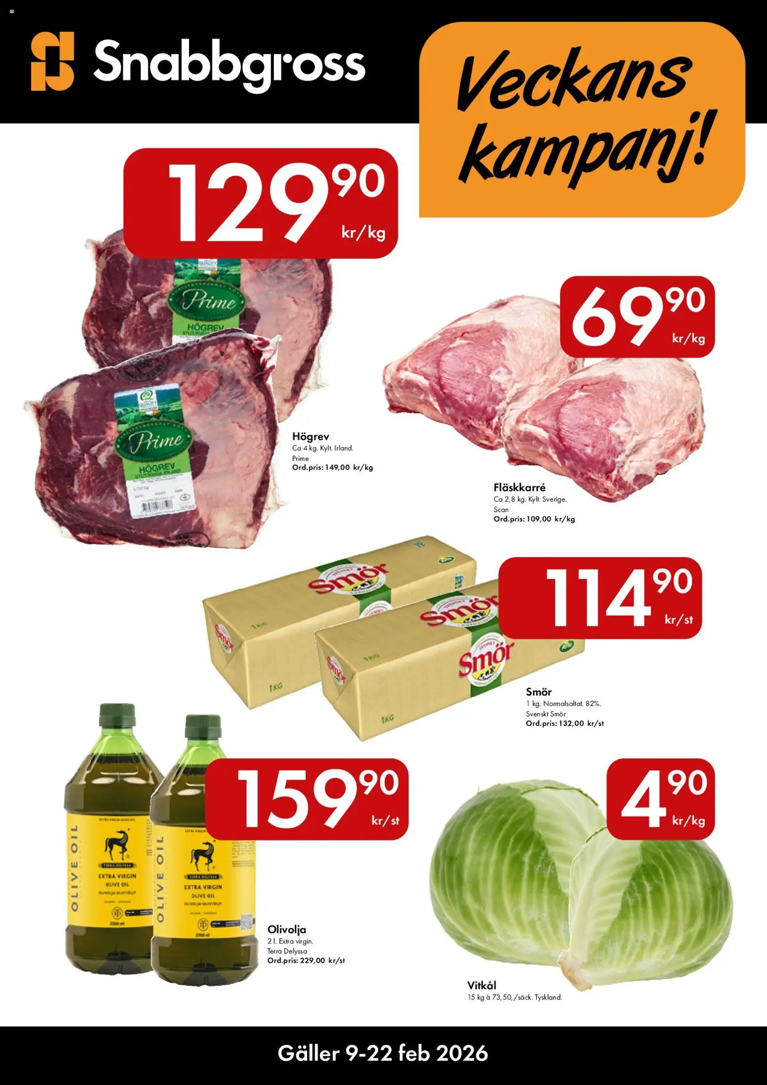 Hypermarkety reklamblad aktuell från 09.02.2026 | Sida: 1