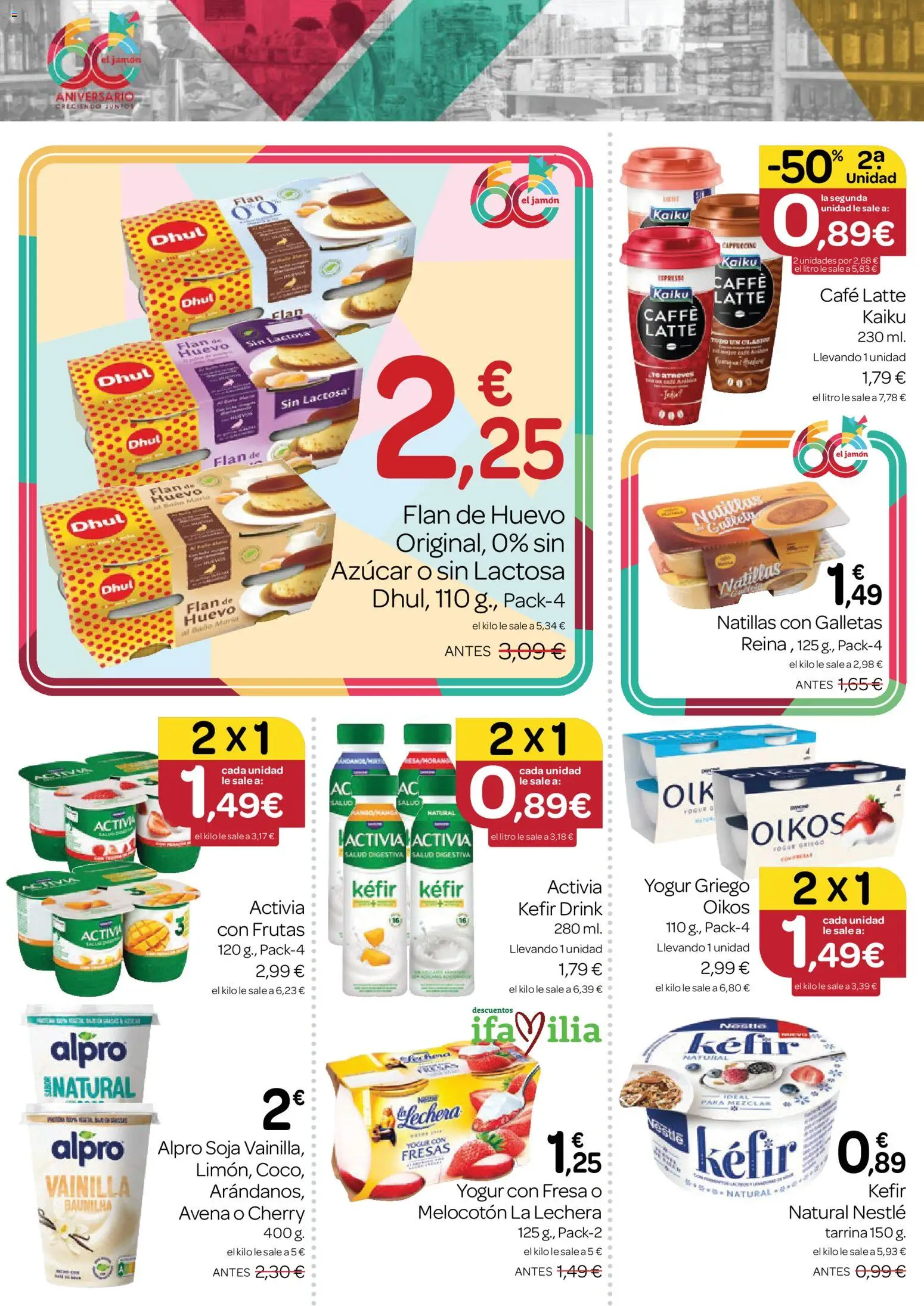Supermercados El Jamón folleto │ válido desde el 26.03.2026 | Página: 18 | Productos: Yogur, Μαγειρική εστία, Fresas, Galletas