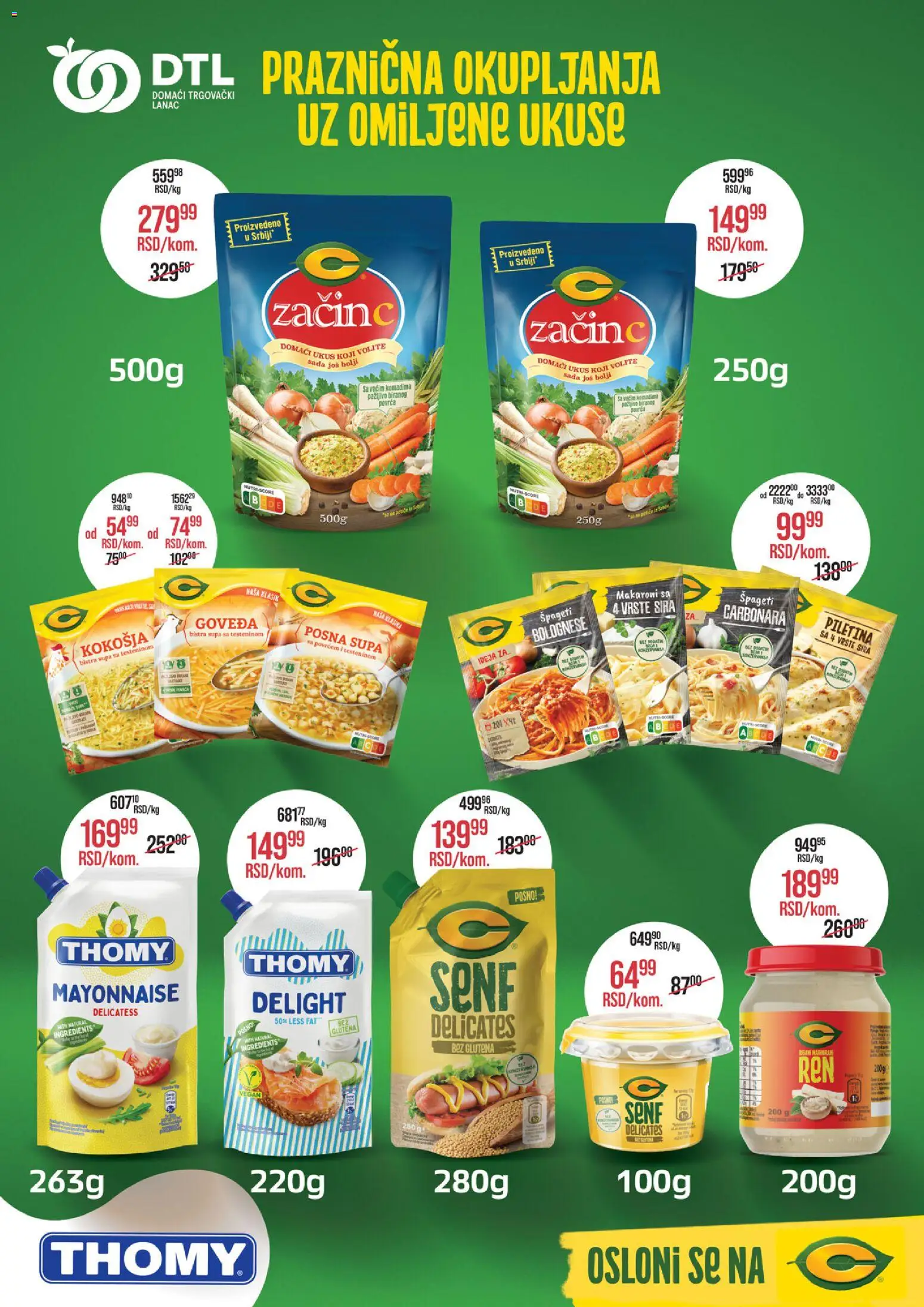 Zlatan Trag katalog - važi od 08.04.2026 | Strana: 3 | Proizvode: Senf, Špageti, Piletina