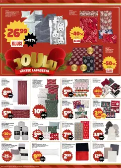 Tokmanni-mainoslehti voimassa 08.12.2025 alkaen | Sivu: 10 | Tuotteet: Matot, Aluslakana, Matto, Tyynyliina