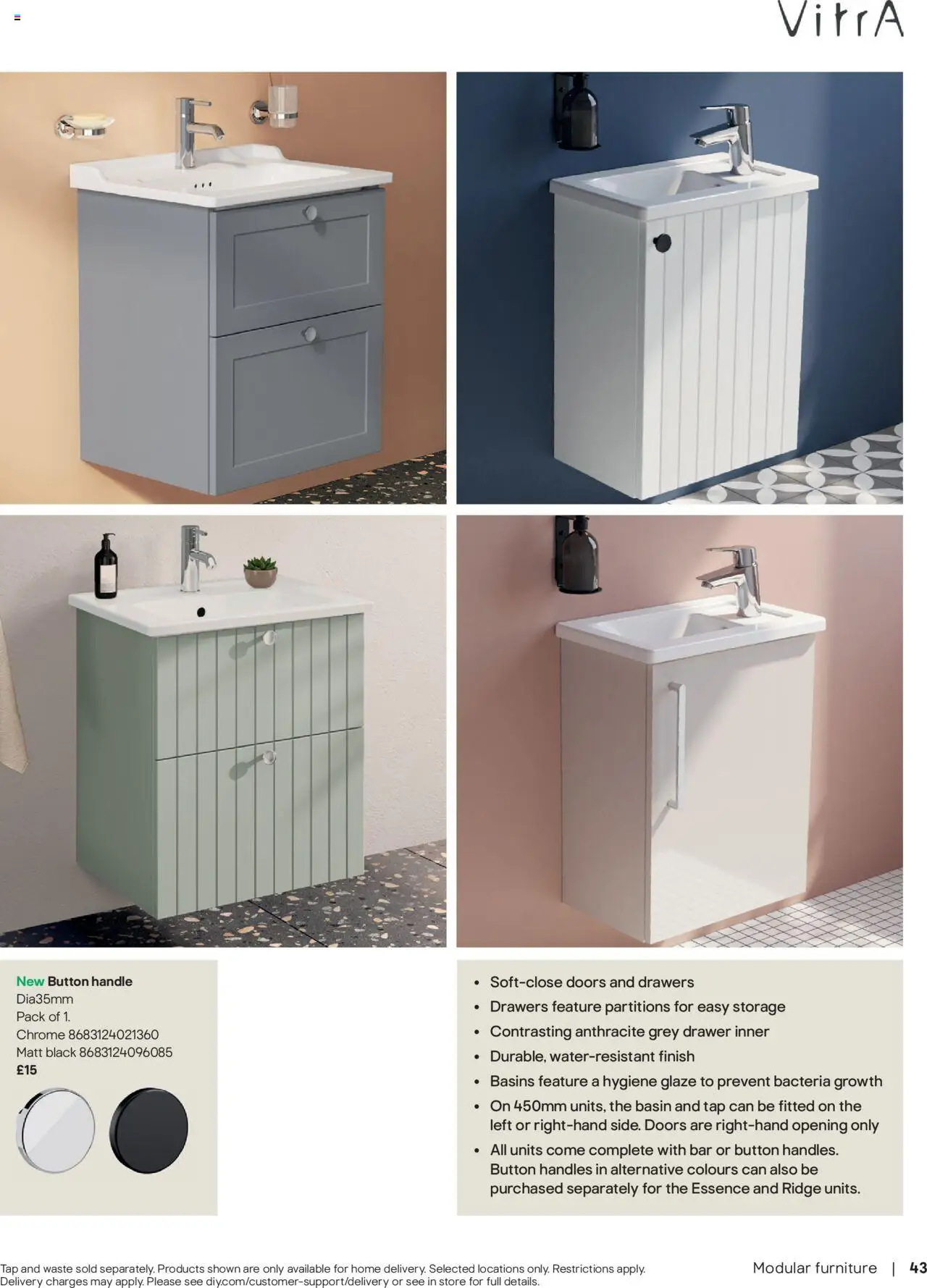  | Page: 43 | Products: Drawers, Handle, Ridge, Doors