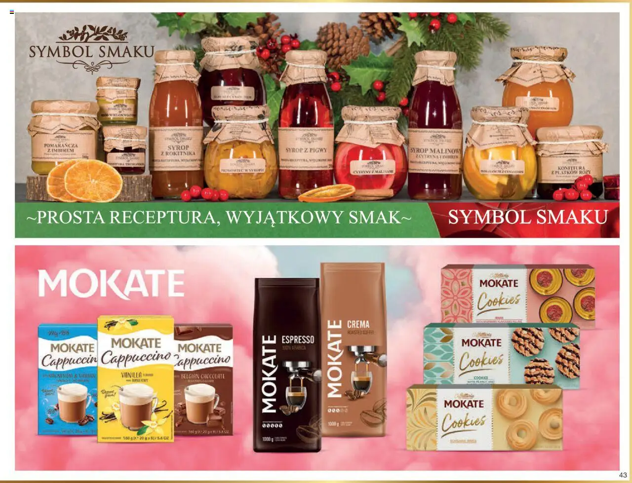 Makro Gazetka - Świat prezentów od 06.10.2025 | Strona: 43 | Produkty: Syrop, Syrop malinowy, Cappuccino