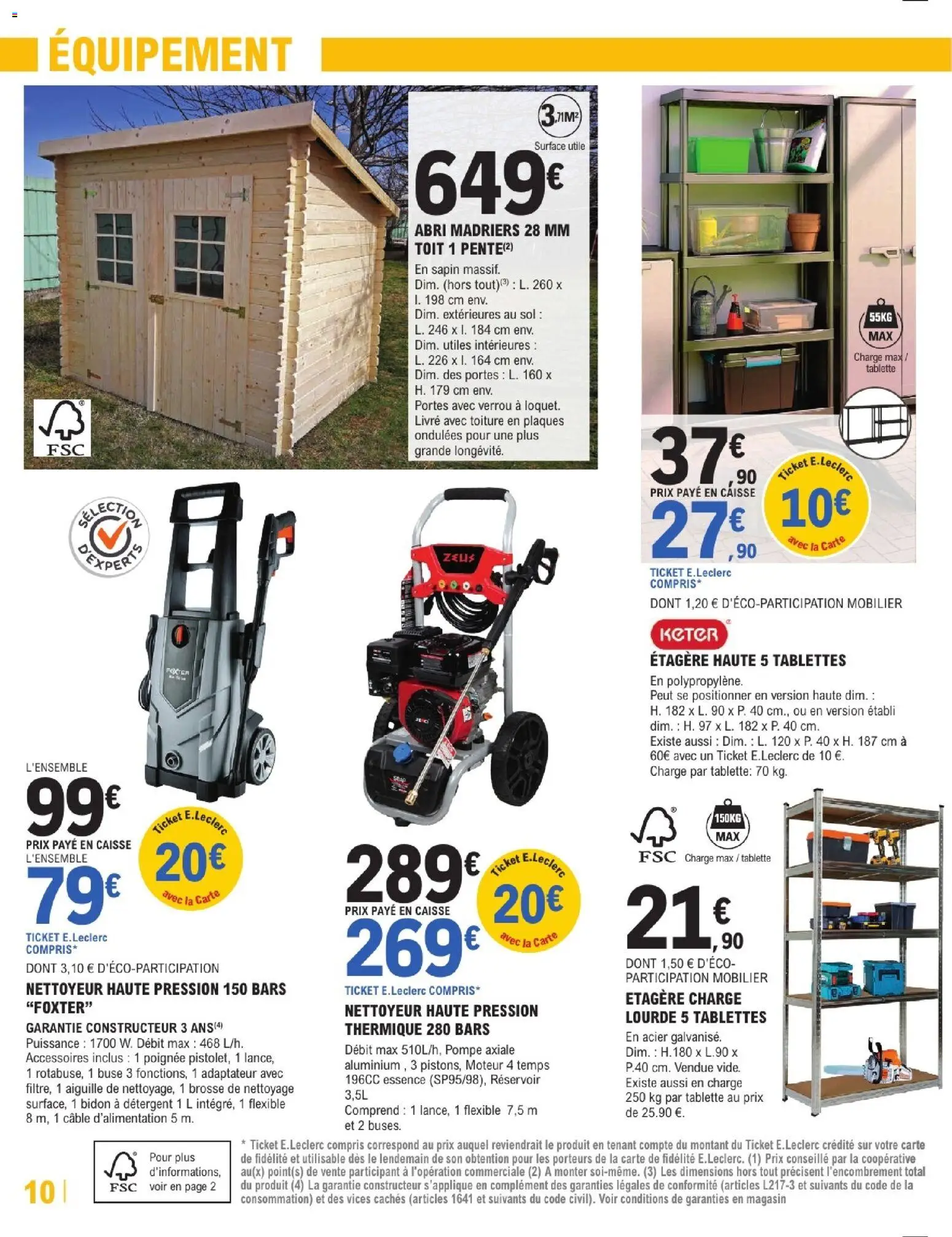 {H1} | Page: 10 | Produits: Tablette, Brosse, Détergent, Livre