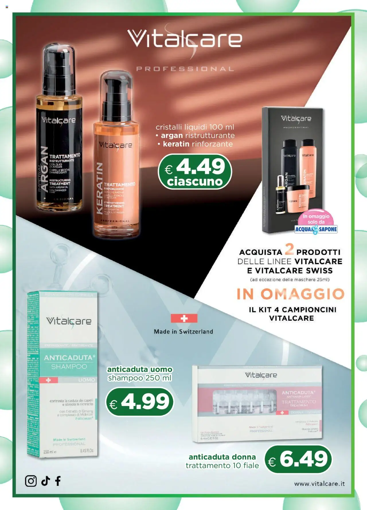 Volantino Acqua e Sapone del 21.09.2025 | Pagina: 12 | Prodotti: Shampoo, Olio