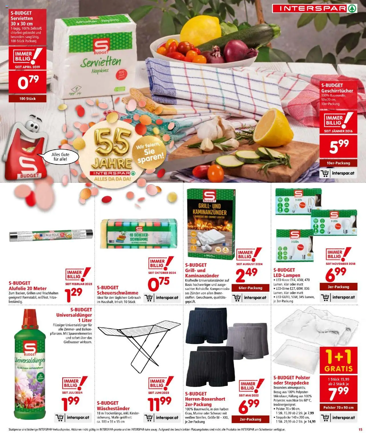 Interspar Flugblatt gültig ab 31.07.2025 | Seite: 15 | Produkte: Grill