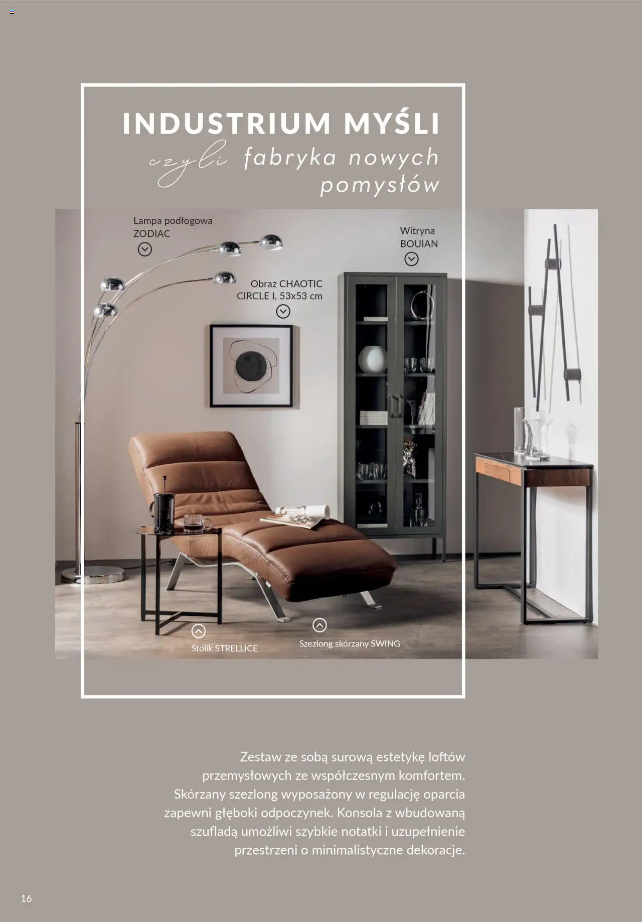 Salony Agata Gazetka - Trendbook od 21.03.2025 | Strona: 16 | Produkty: Lampa, Konsola, Witryna