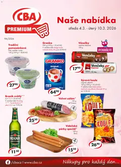 Náhled letáku CBA leták - Premium od 04.03.2026