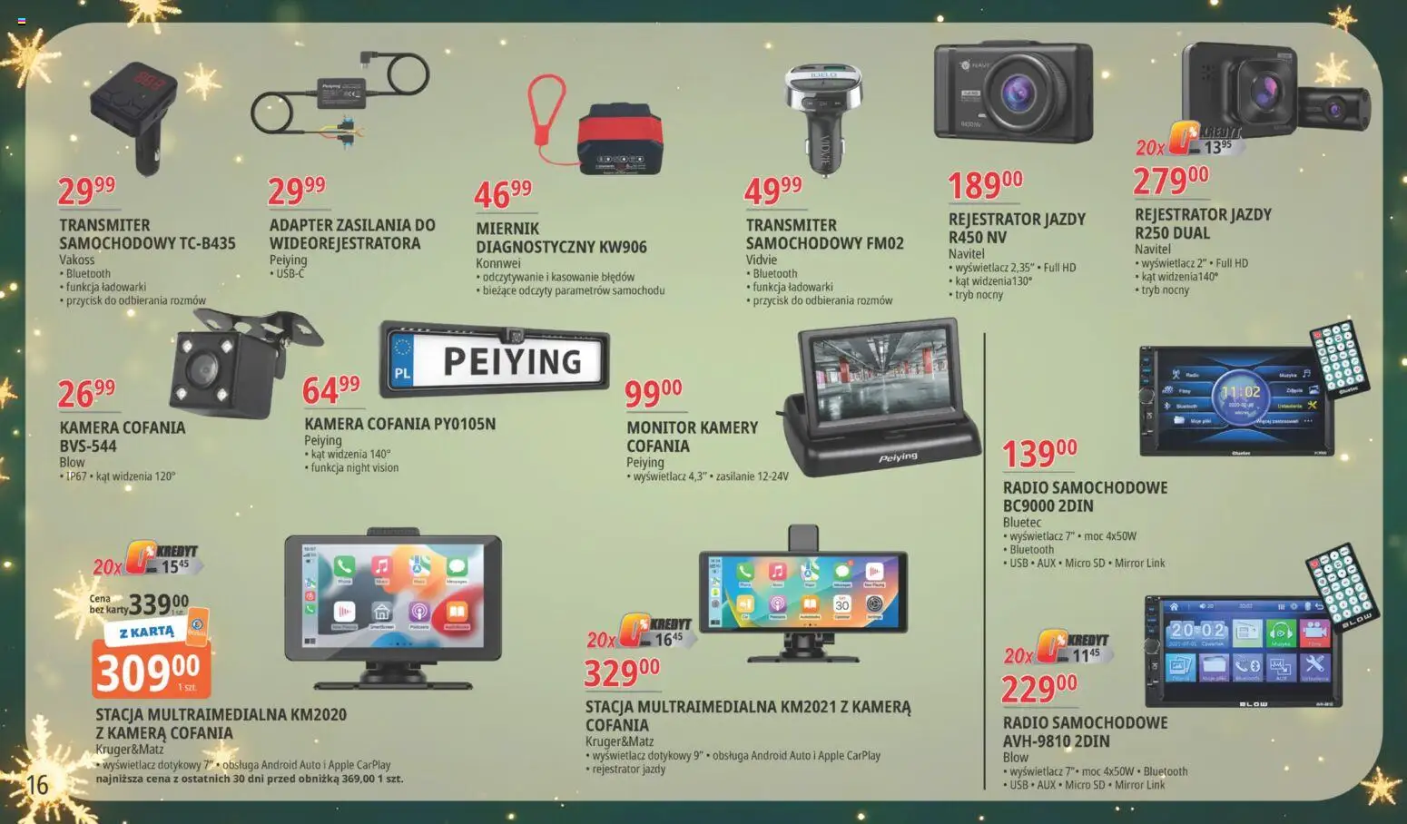 E.Leclerc Gazetka - Warszawa Bielany od 18.11.2025 | Strona: 16 | Produkty: Karta, Monitor, Radio, Adapter