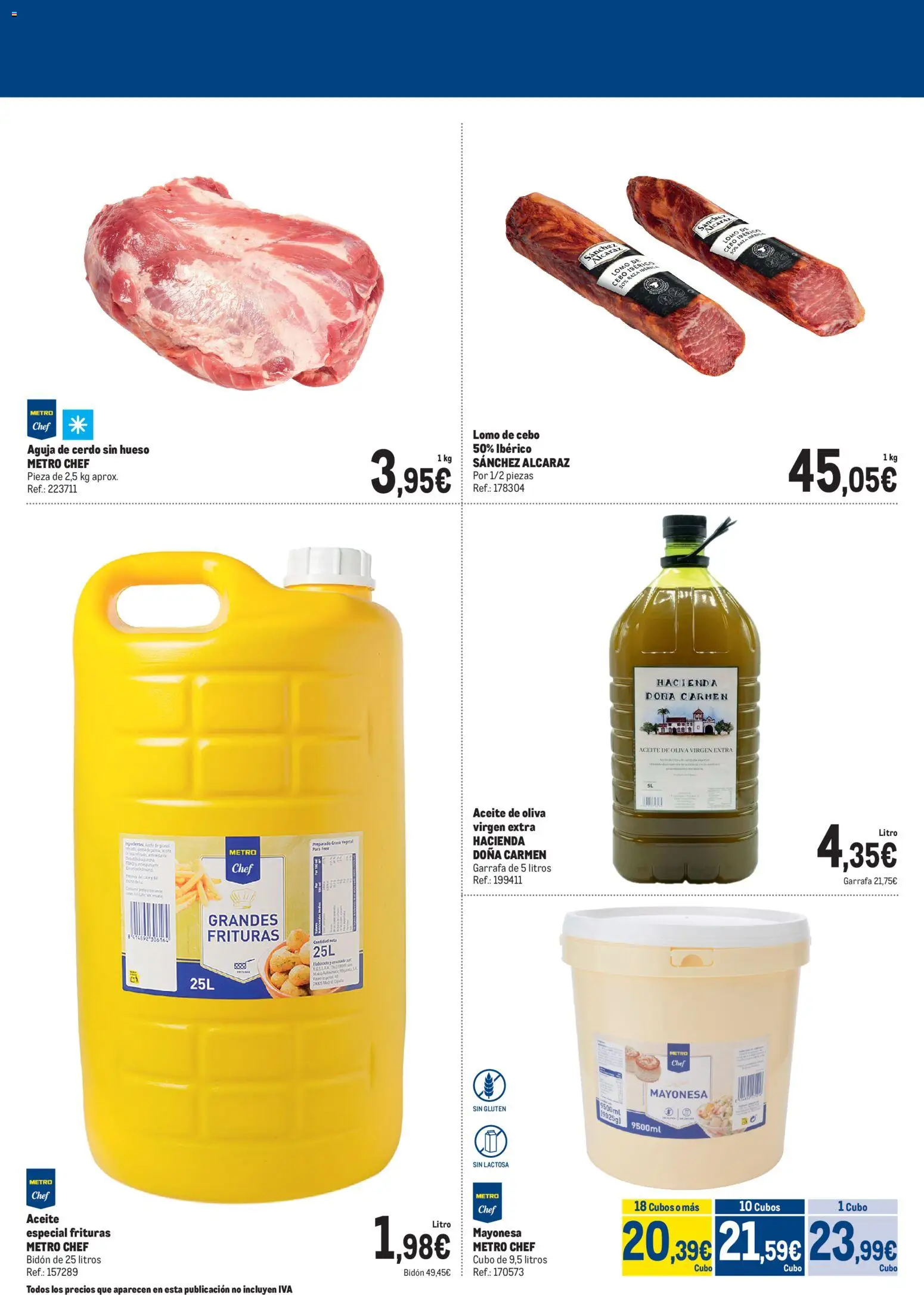 Makro Feria de Abril │ válido desde el 07.04.2026 | Página: 2 | Productos: Cerdo, Aceite de oliva, Aceite de oliva virgen extra, Οθόνη προβολής
