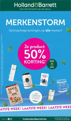 Holland & Barrett Folder / Publicité - Voorbeeld van een folder van Holland & Barrett, geldig van 16.03.2026
