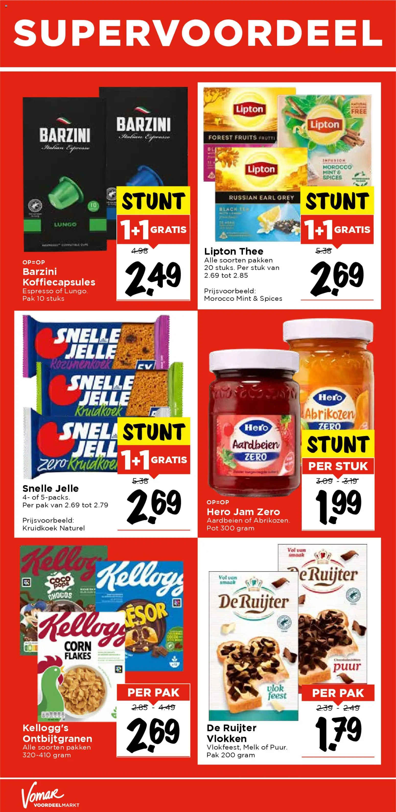 {H1} | Pagina: 23 | Producten: Koffiecapsules, Aardbeien, Rösti, Vlokken