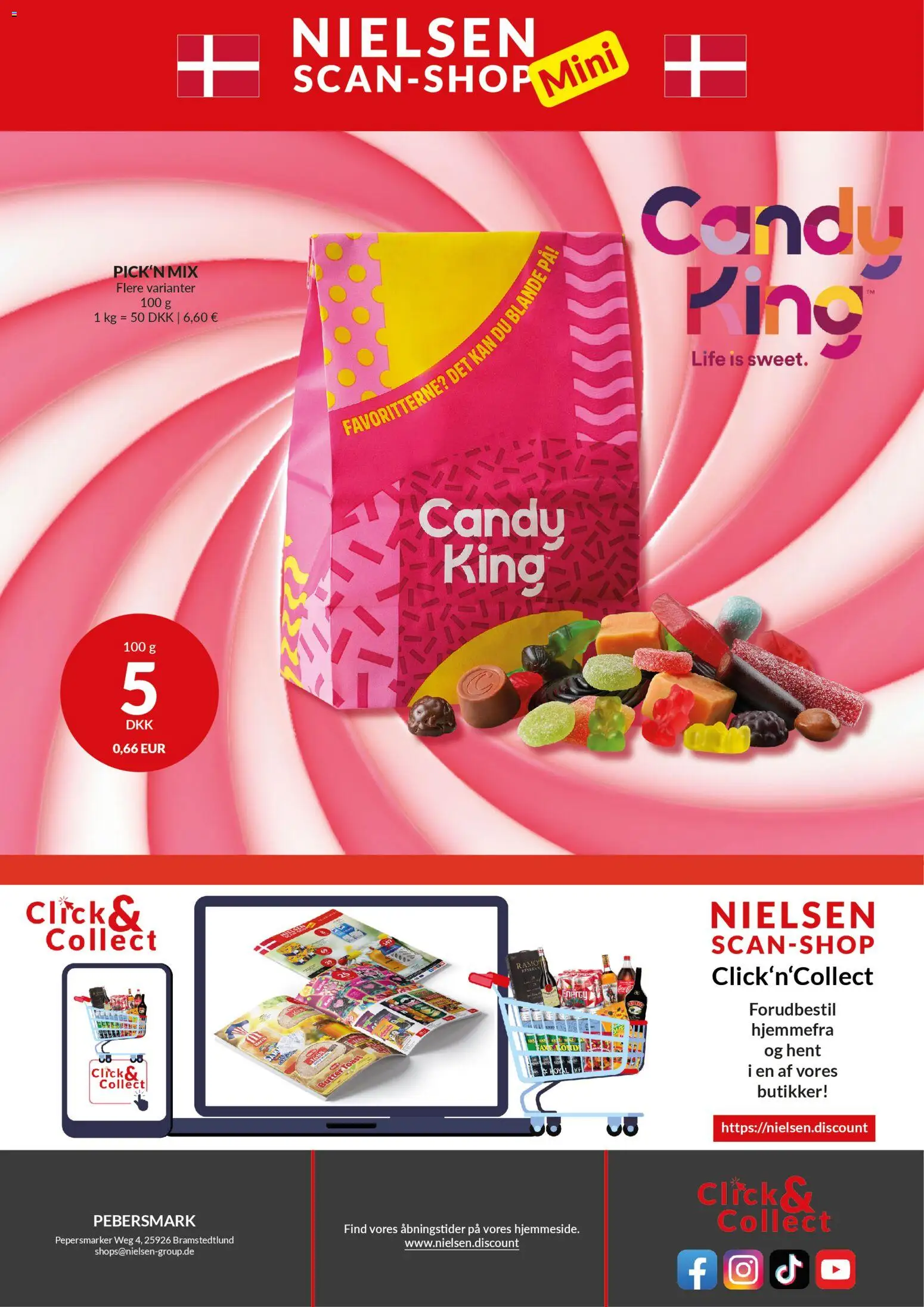 Nielsen Discount tilbudsavis – gyldig fra 05.03.2026 | Side: 18 | Produkter: Is