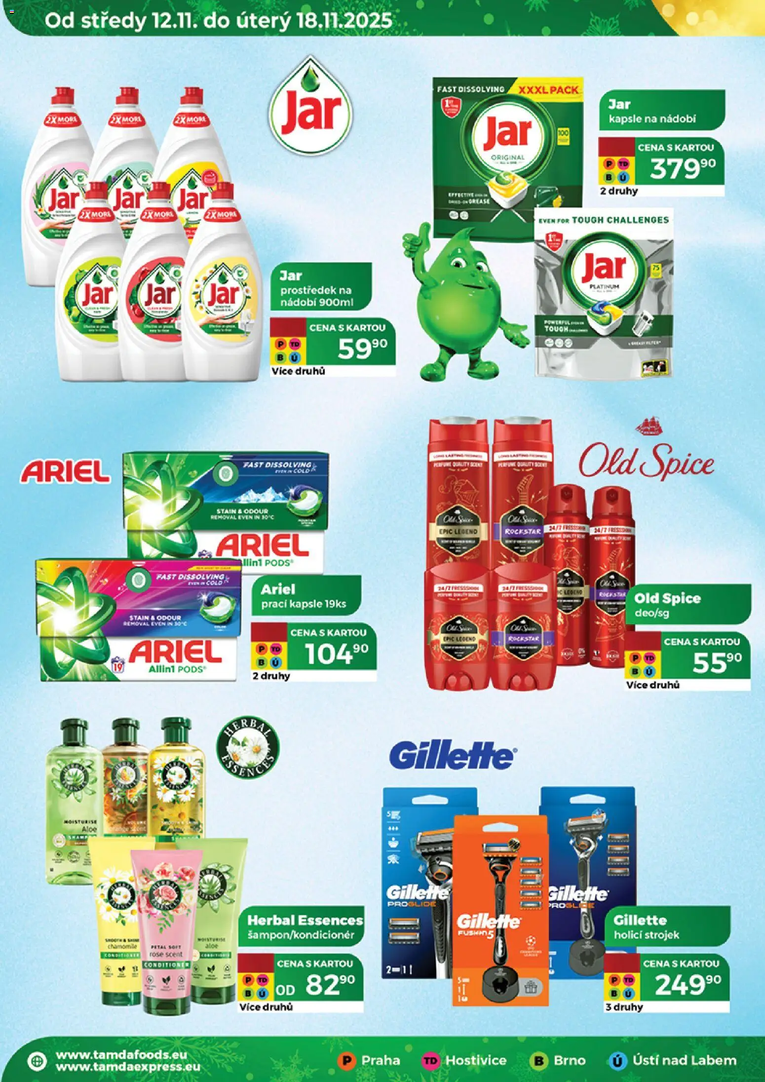 Tamda Foods leták od 12.11.2025 | Strana: 44 | Produkty: Kapsle, Ariel, Rockstar, Old Spice