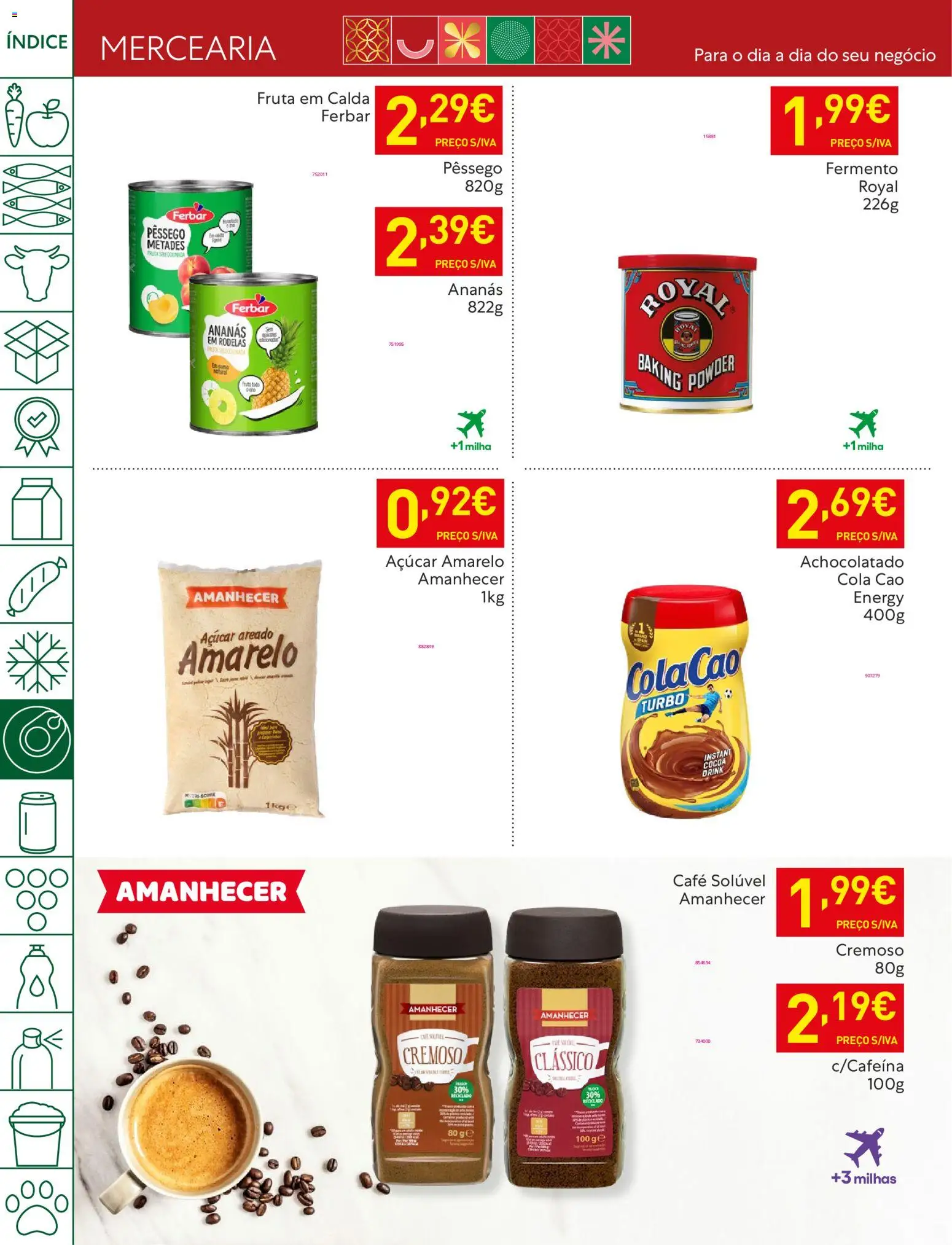 Recheio folheto │ válido de 25.12.2025 | Página: 22 | Produtos: Café solúvel, Café, Açúcar