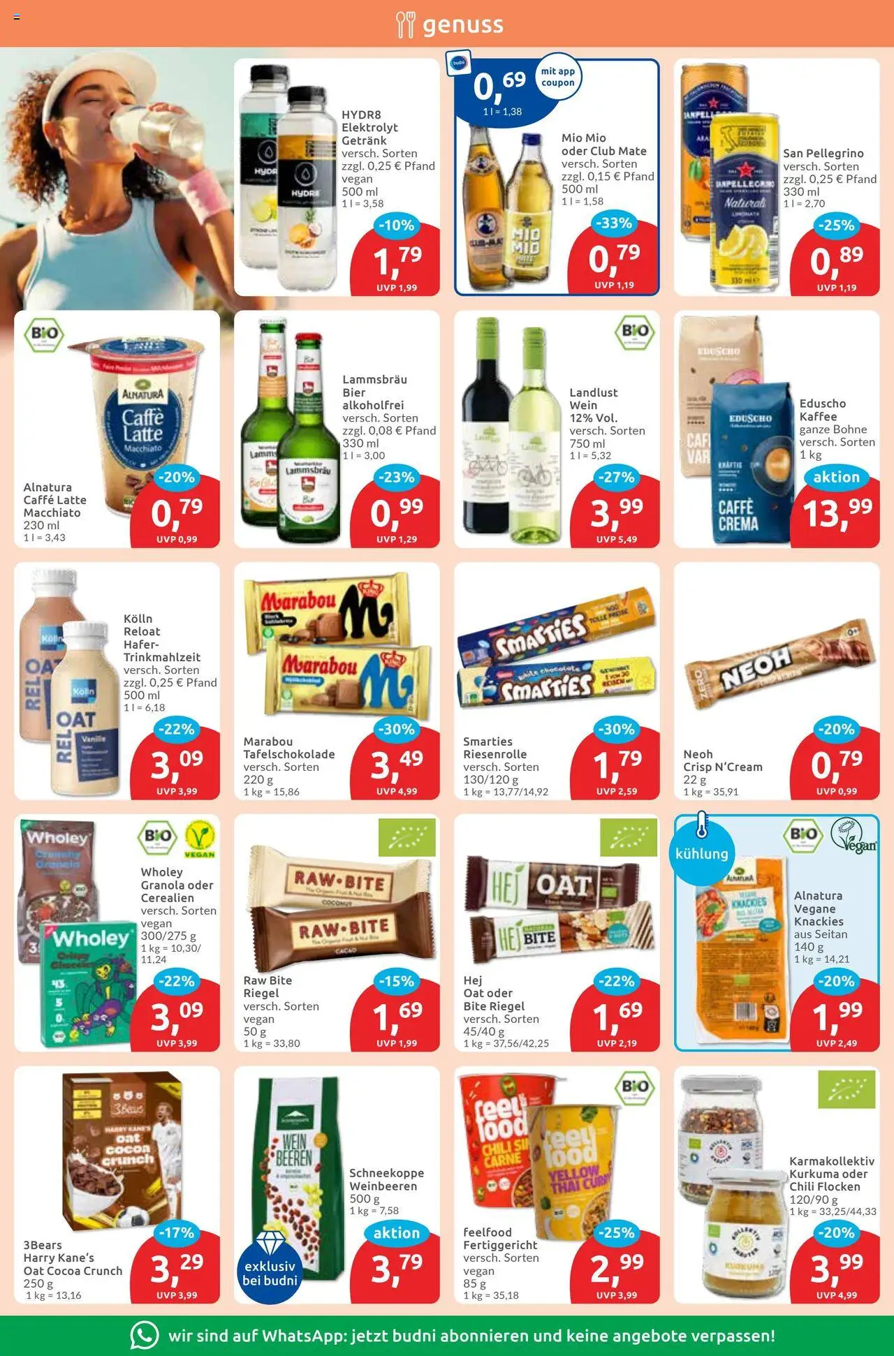 Budni Prospekt 	 - gültig ab dem 01.09.2025 | Seite: 6 | Produkte: Smarties, Chili, Wein, Flocken