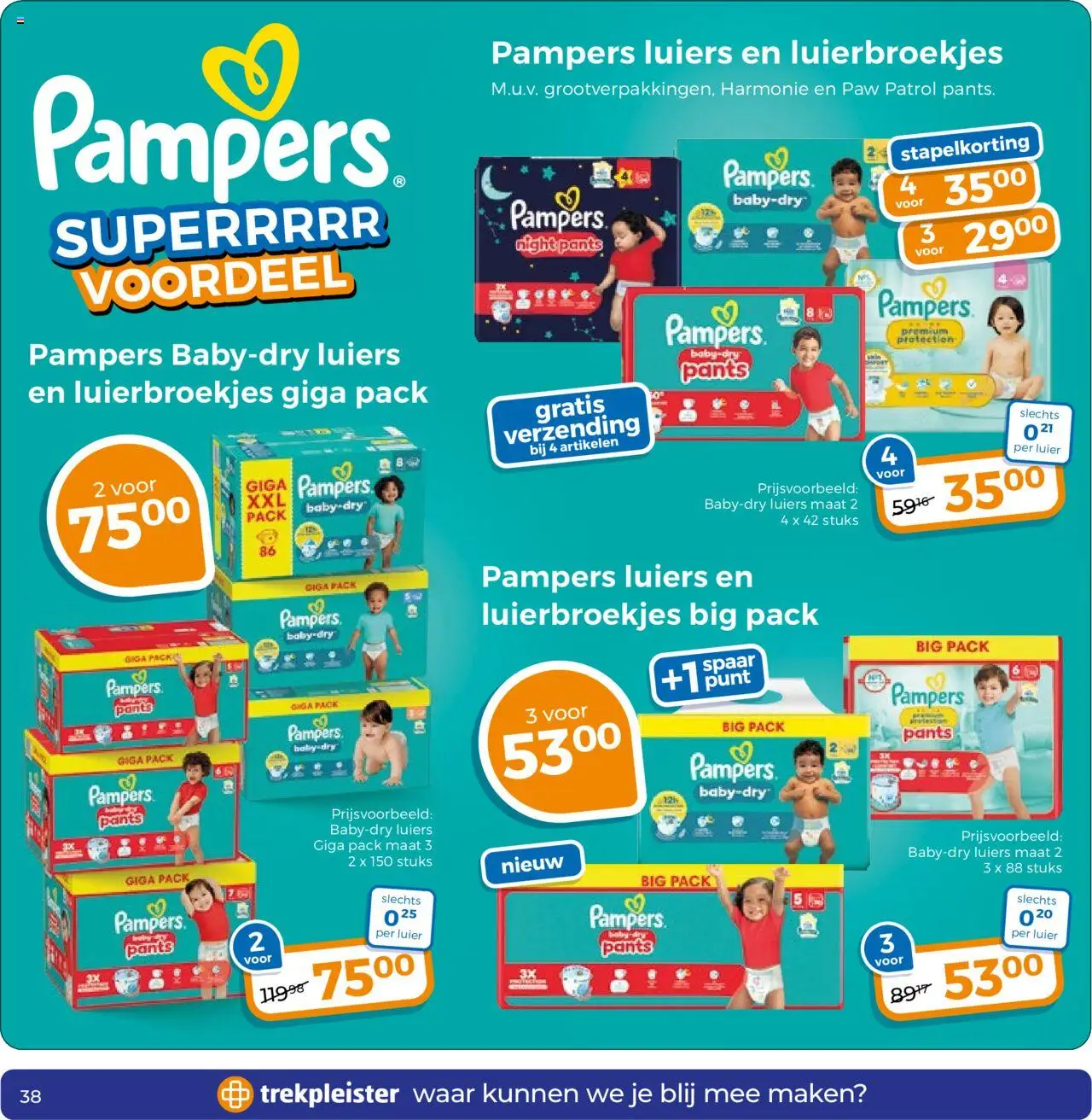  | Pagina: 38 | Producten: Pampers