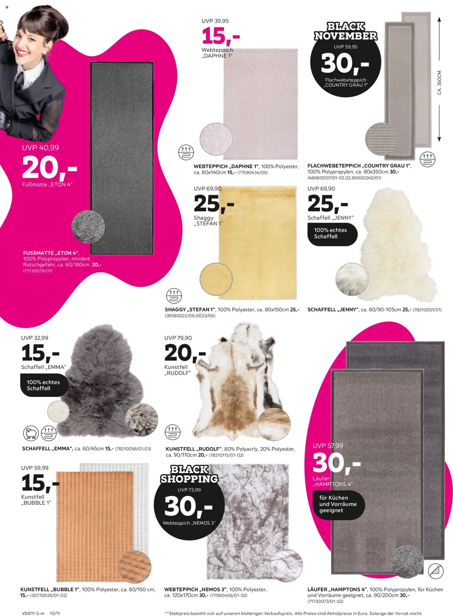 Mömax Black Friday – gültig ab 20.10.2025 | Seite: 10 | Produkte: Fußmatte, Kuchen