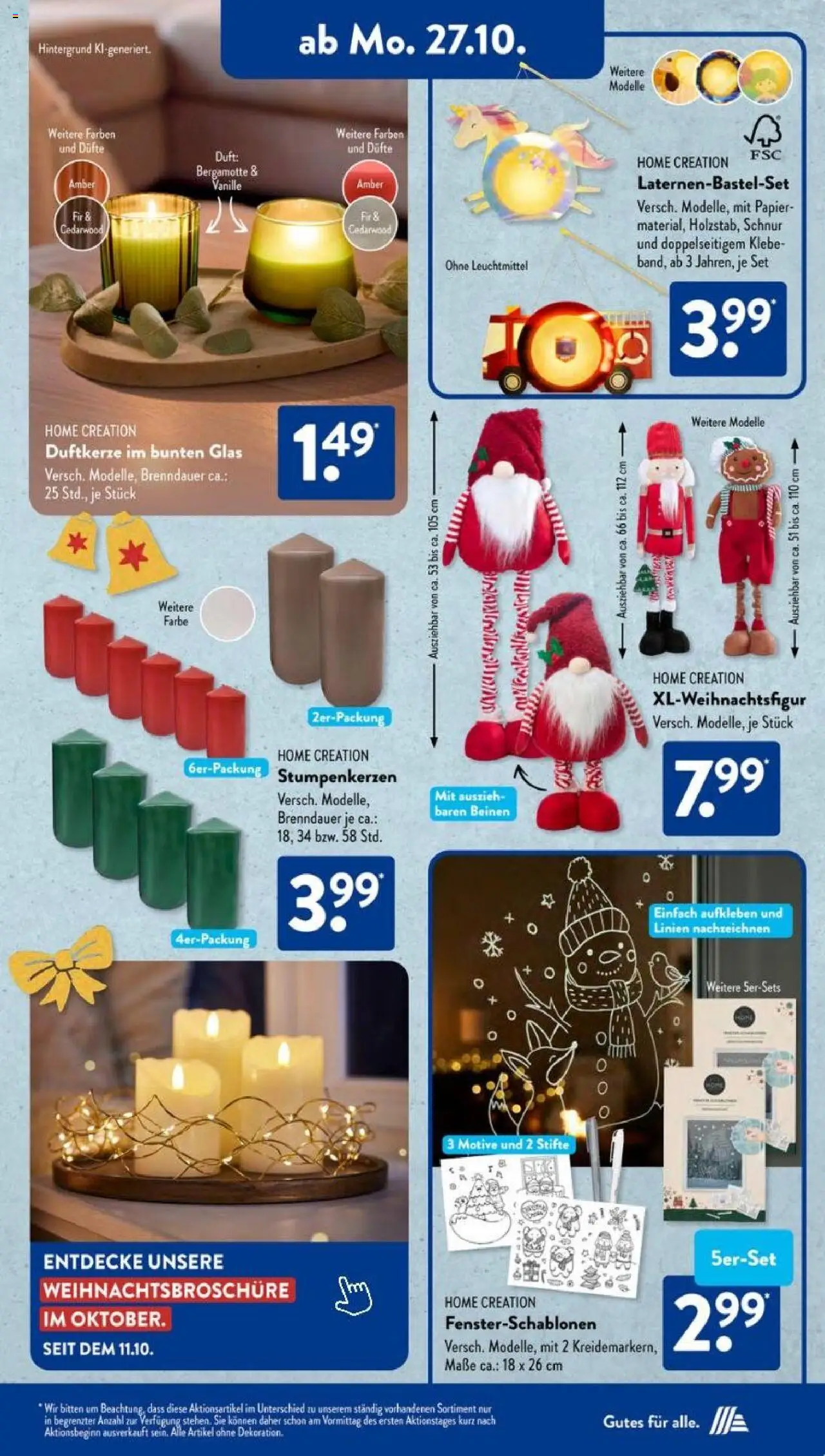 Aldi Süd Prospekt 	 – gültig ab 27.10.2025 | Seite: 3 | Produkte: Duft, Home creation