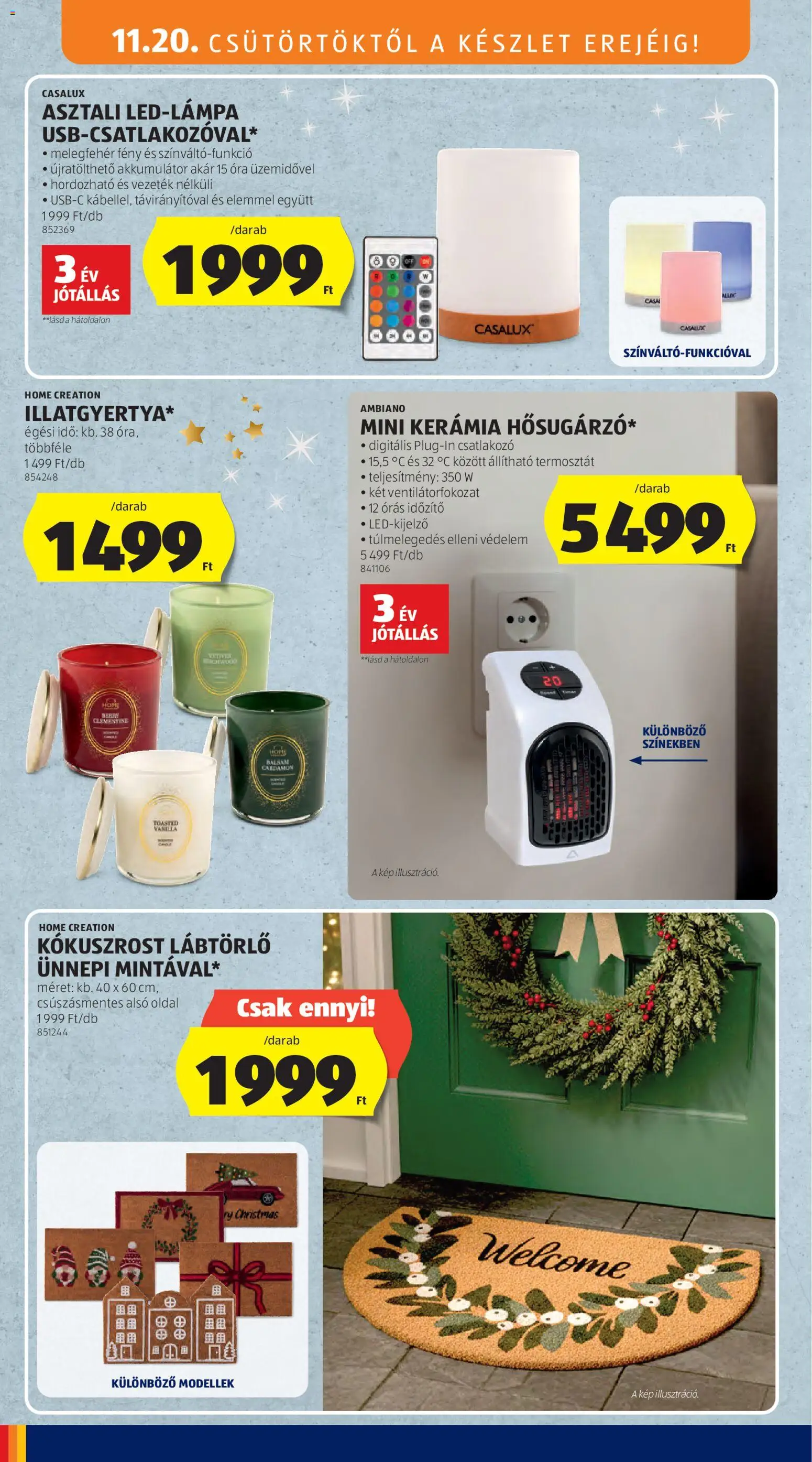 Aldi akciós ujság - amely érvényes a következő dátumtól: 20.11.2025 | Oldal: 26