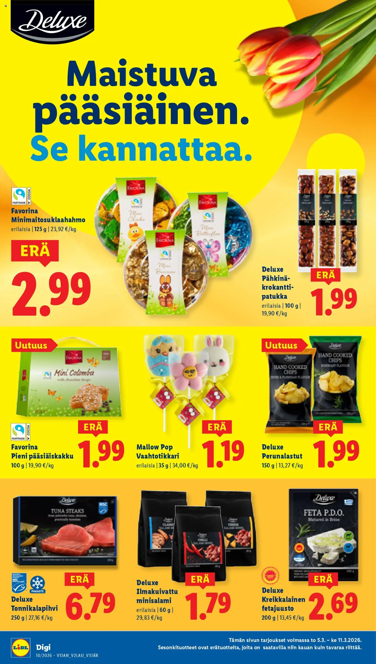 Lidl tarjoukset - Helsinki – voimassa 05.03.2026 alkaen | Sivu: 20 | Tuotteet: Fetajuusto