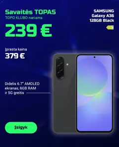 TOPOcentras leidinys galioja nuo 19.01.2026