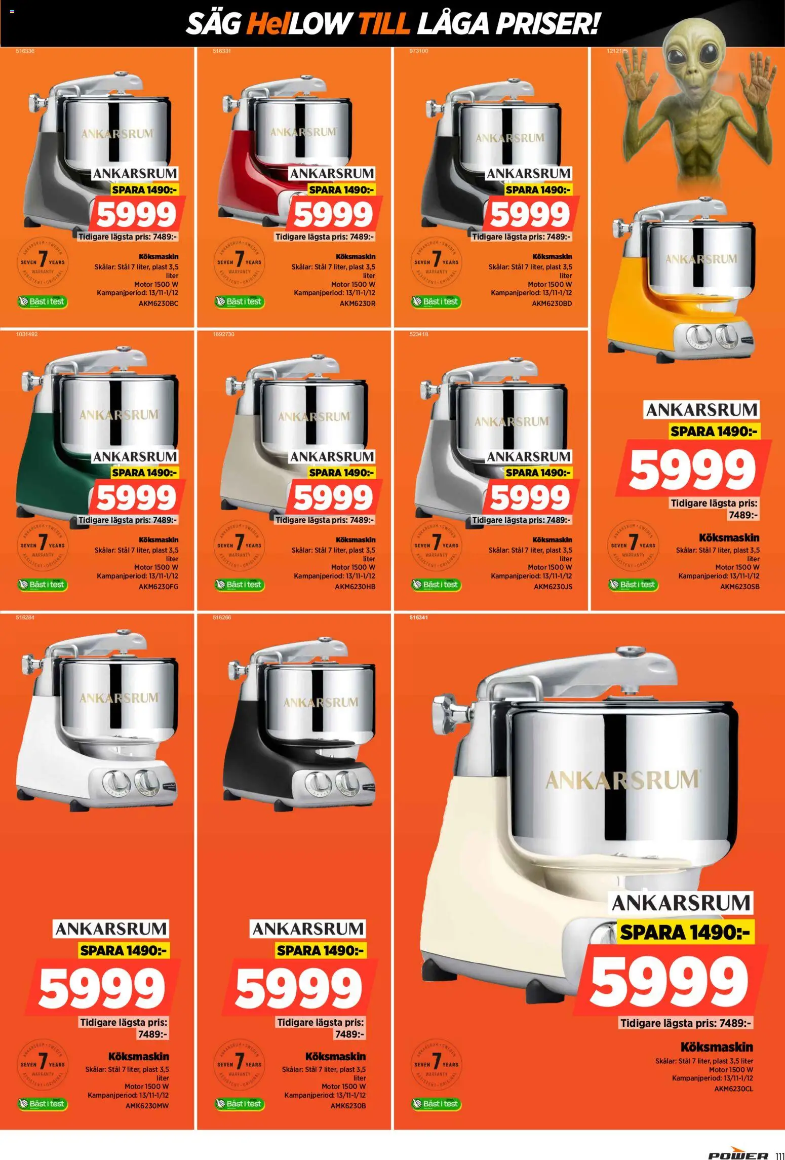 Power reklamblad aktuell från 24.11.2025 | Sida: 111 | Produkter: Såg