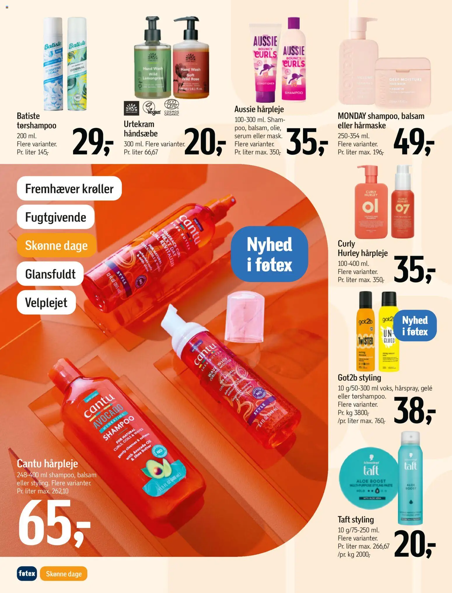 Føtex tilbudsavis – gyldig fra 30.01.2026 | Side: 4 | Produkter: Hårmaske, Shampoo, Balsam, Avocado