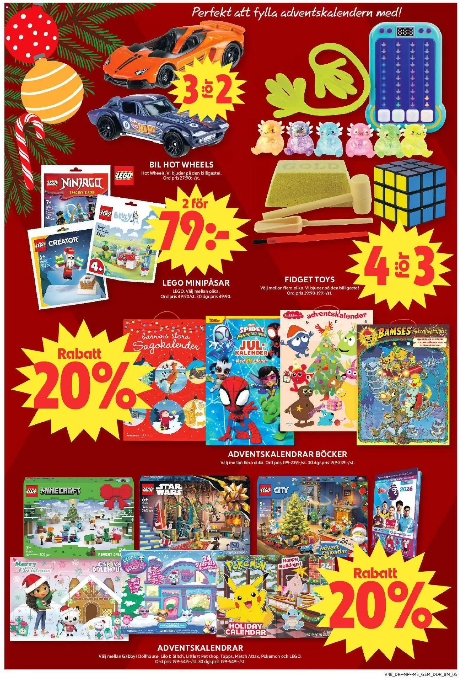 ICA Maxi reklamblad aktuell från 24.11.2025 | Sida: 14 | Produkter: Gem, Kalender