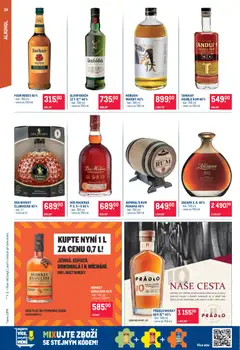 Náhled letáku Makro leták - Pro milovníky jídla od 25.02.2026 | Strana: 24 | Produkty: Rum, Whiskey, Whisky, Monkey Shoulder
