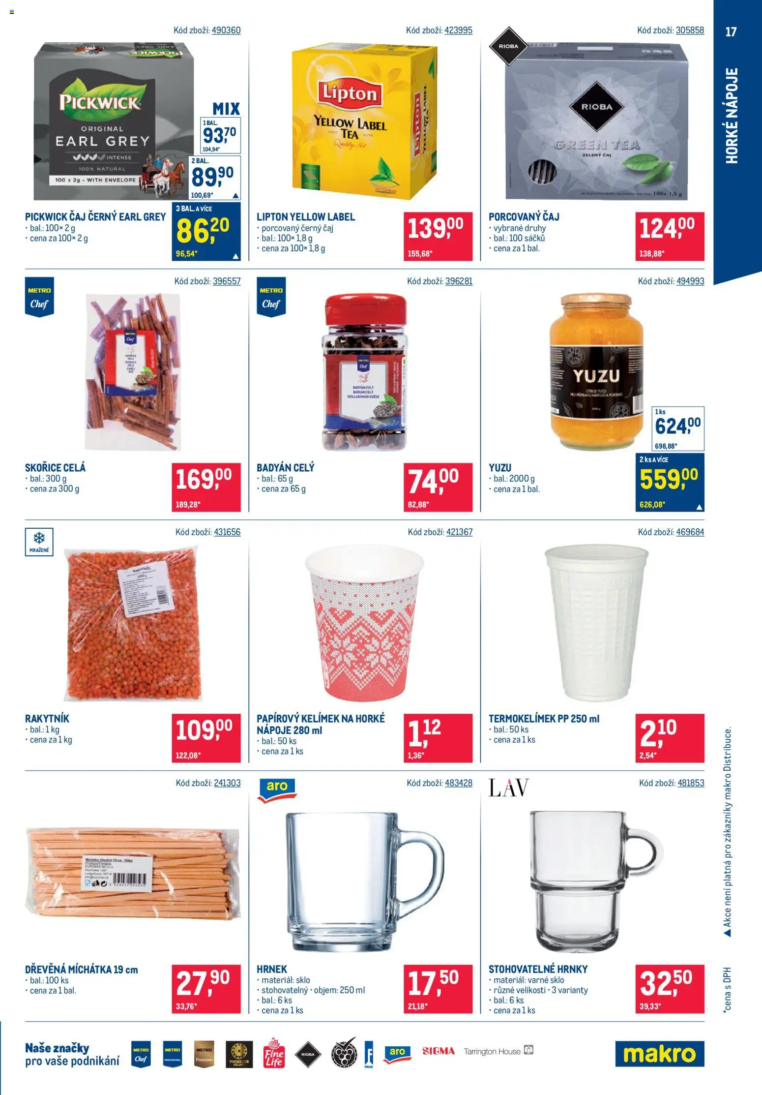 Makro leták - Street Food od 05.11.2025 | Strana: 17 | Produkty: Hrnky, Hrnek, Čaj