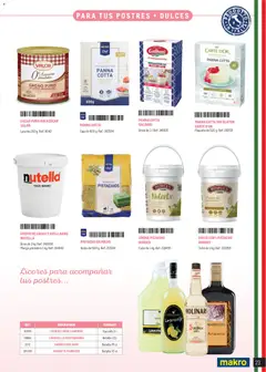 Vista previa Makro Restaurantes italianos Canarias válido desde el 27.03.2026 | Página: 23 | Productos: Licor, Crema, Bolsa, Caja