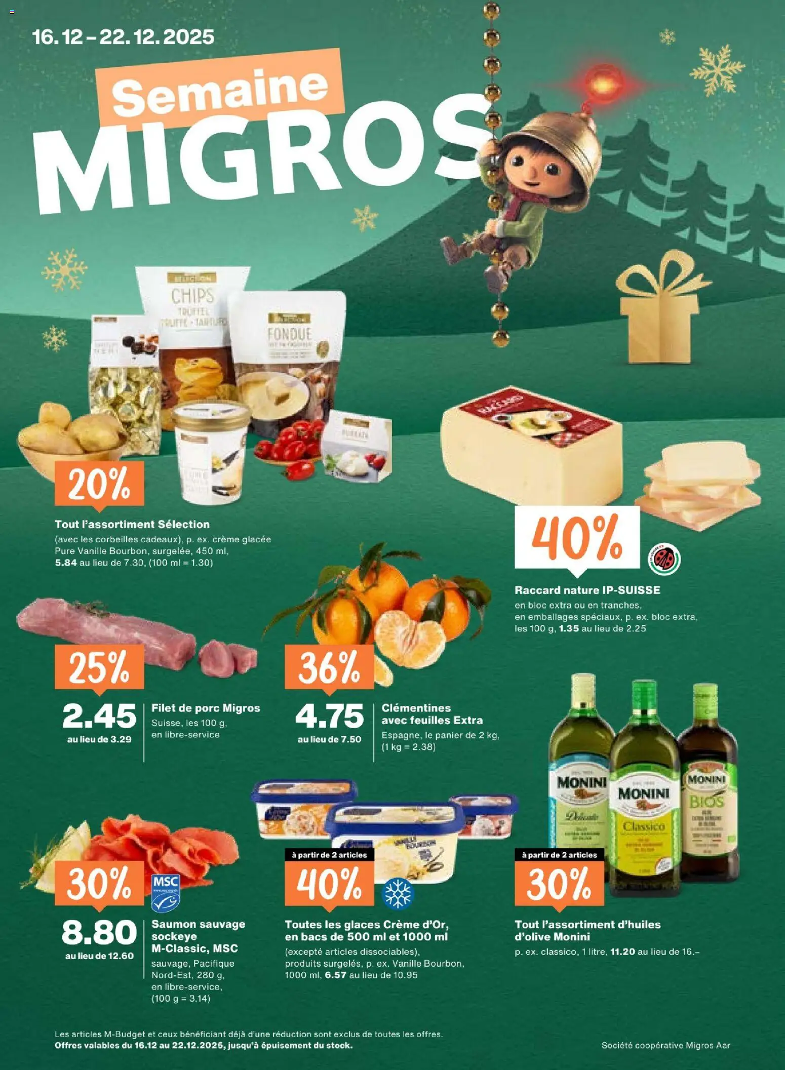 Migros Aktionen FR – gültig ab 16.12.2025 | Seite: 1 | Produkte: Chips, Fondue, Creme