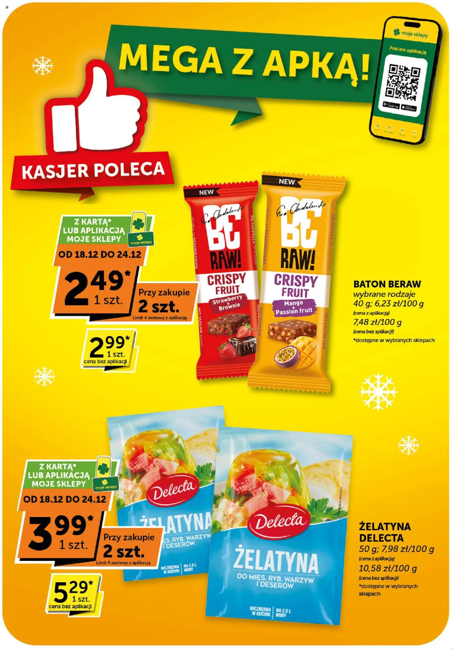 Groszek Gazetka - Market od 11.12.2025 | Strona: 24 | Produkty: Mango, Żelatyna, Baton, Brownie