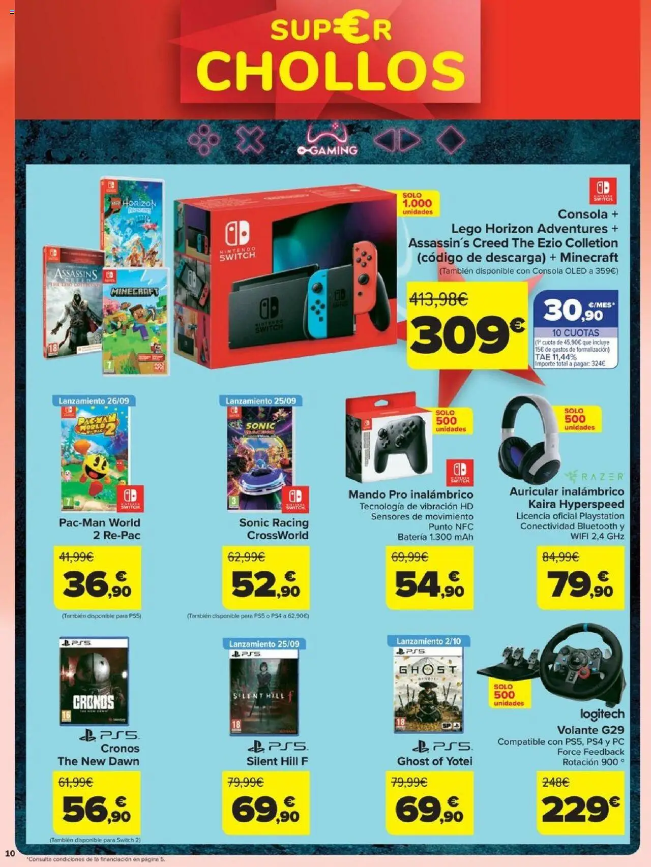 Carrefour - Chollos │ válido desde el 19.09.2025 | Página: 10 | Productos: Consola, PC, Playstation, Batería