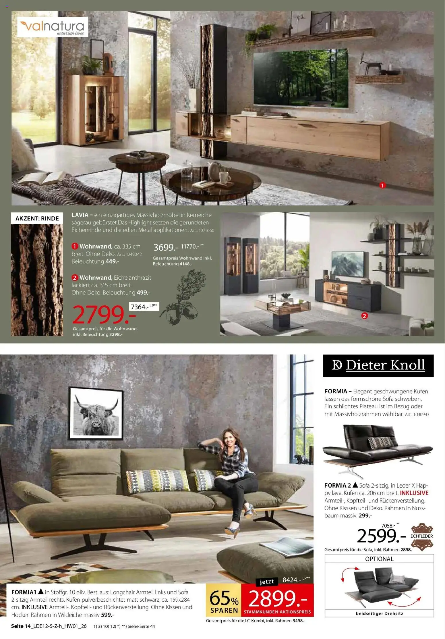 Zurbrüggen - Zurbrüggen: Ihr Einrichtungshaus der Extraklasse – gültig ab 18.01.2026 | Seite: 24 | Produkte: Wohnwand, Kissen, Sofa