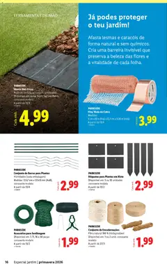 Pré-visualização Lidl Jardim válido de 13.02.2026 | Página: 16 | Produtos: Flores, Ferramentas